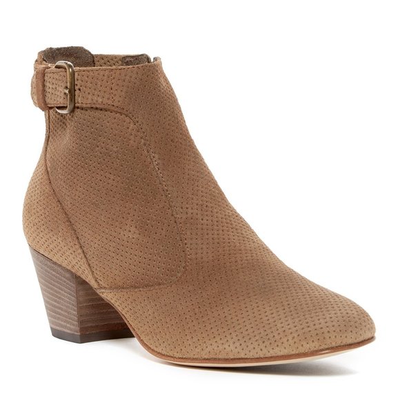 Aquatalia Shoes - 𝅺AQUATALIA New FRANCE Perforated Suede Leather Bootie Boot Women's 10 NIB Italy